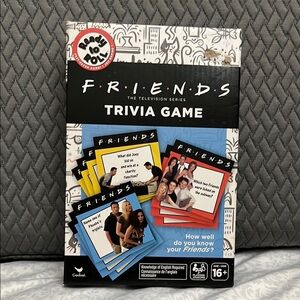 FRIENDS Black and White Card Game Trivia